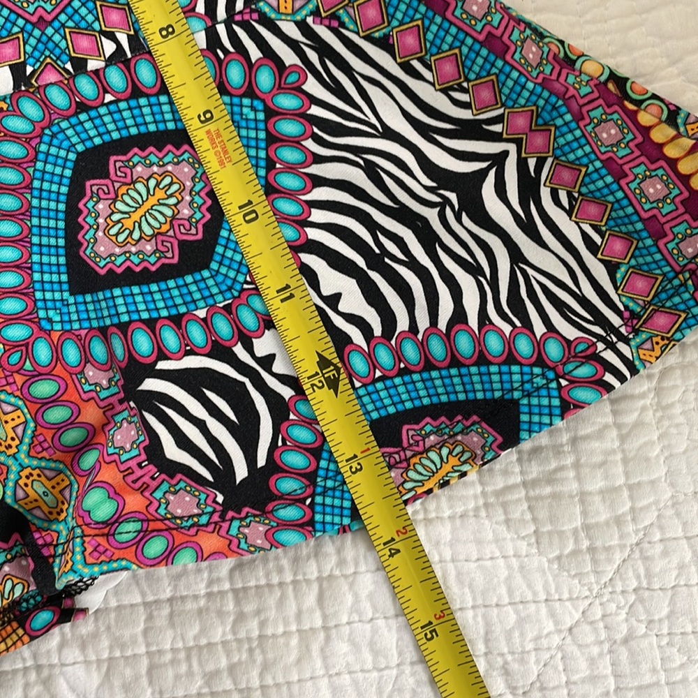 Blue Fish Multicolor Patterned Skort - Picture 4 of 5